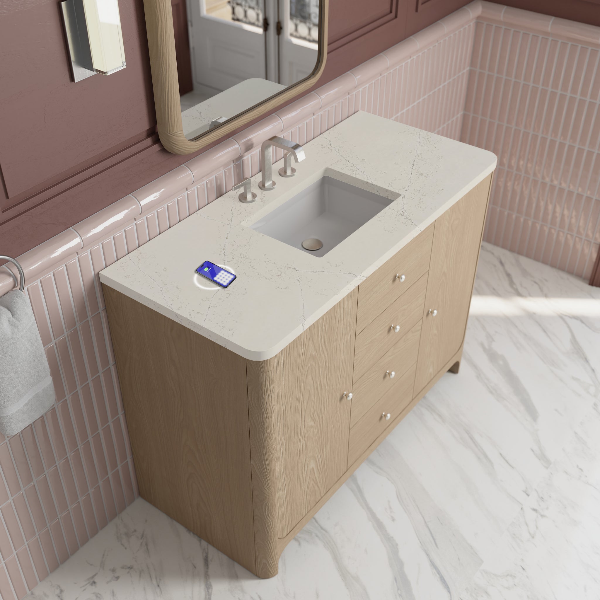 James Martin Gracyn 48" Single Bathroom Vanity, Coastal Driftwood, view 36