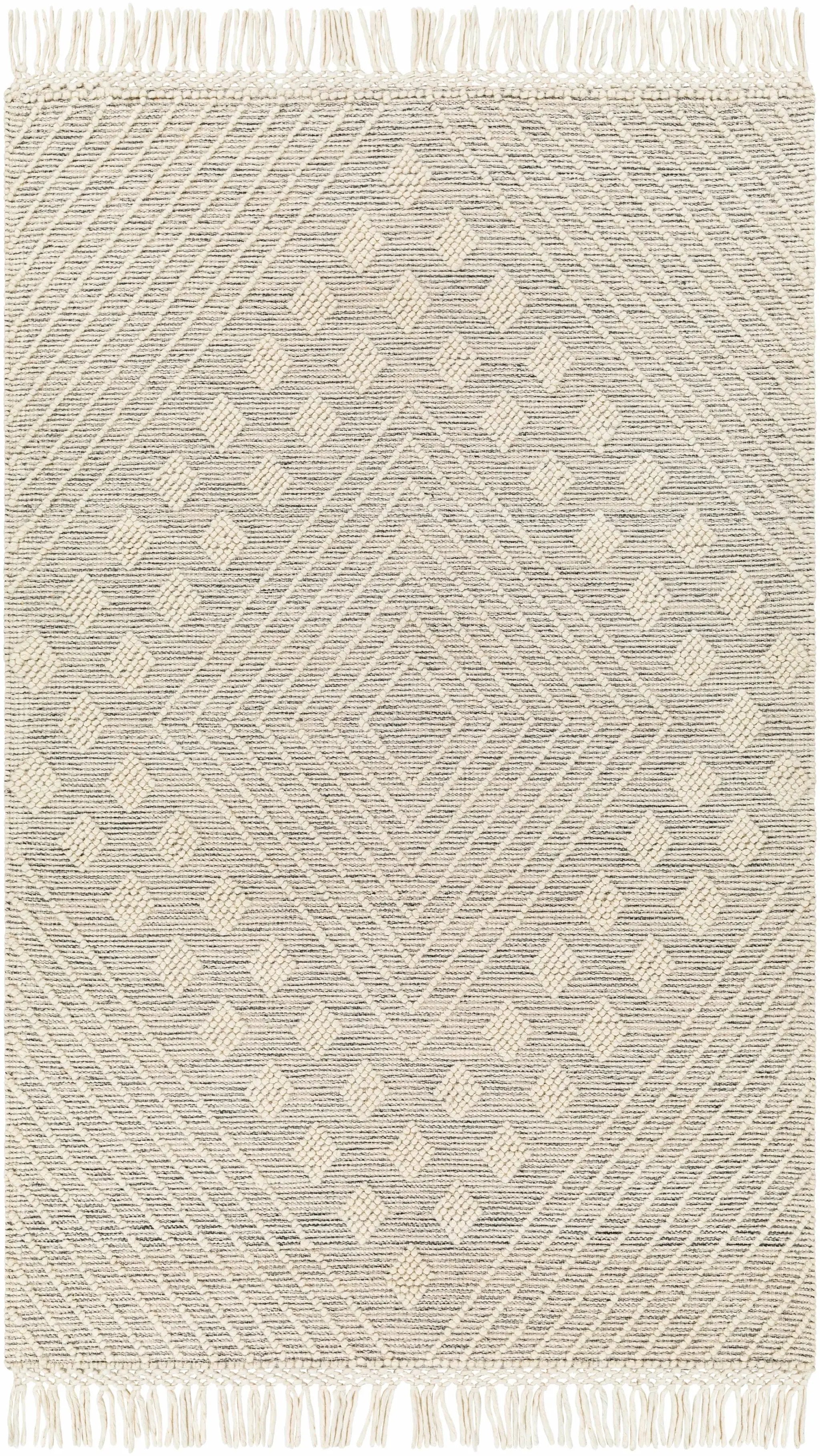 Dama Wool Rug with Tassels - Clearance by Boutique Rugs