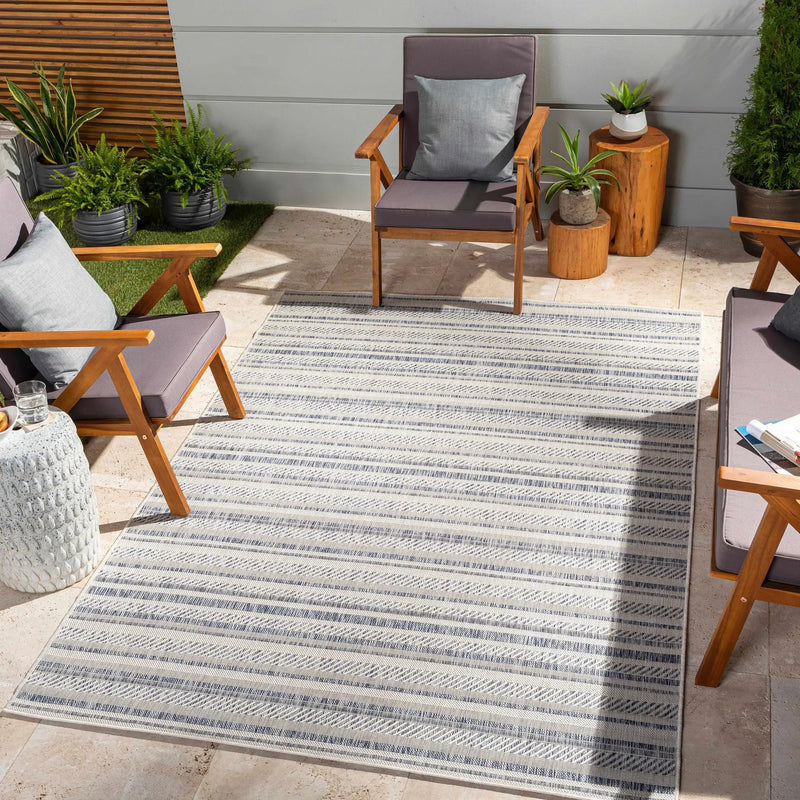 Dumalag Striped Nordic Outdoor Rug by Boutique Rugs