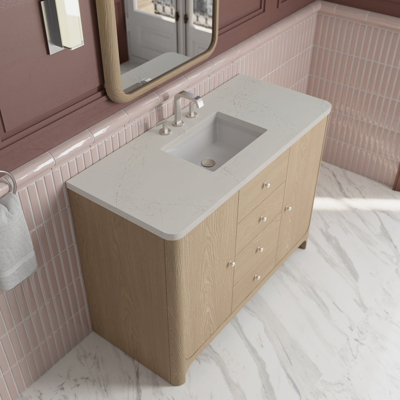 James Martin Gracyn 48" Single Bathroom Vanity, Coastal Driftwood, view 32