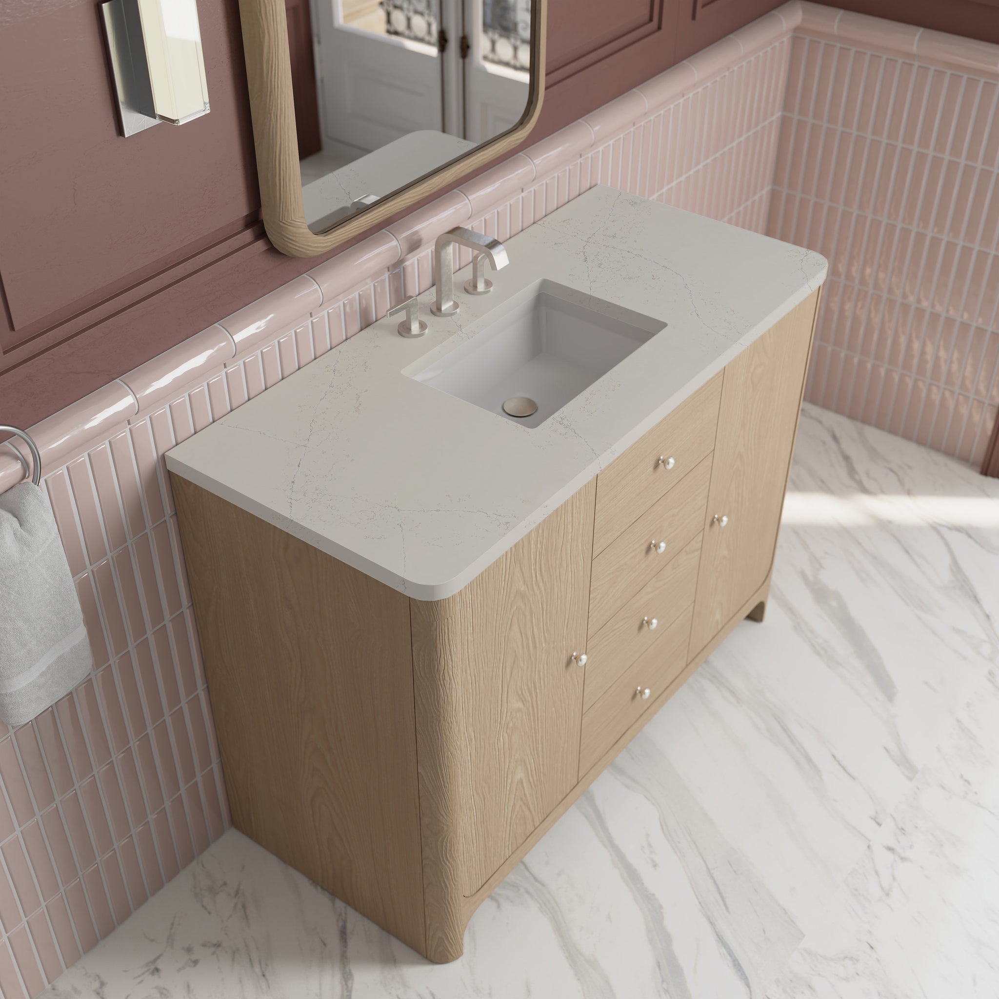 James Martin Gracyn 48" Single Bathroom Vanity, Coastal Driftwood, view 32