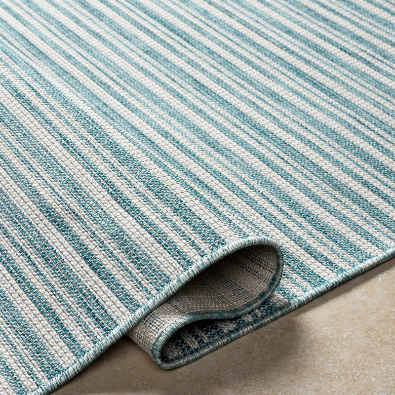 Greg Teal Outdoor Area Rug - Clearance by Boutique Rugs