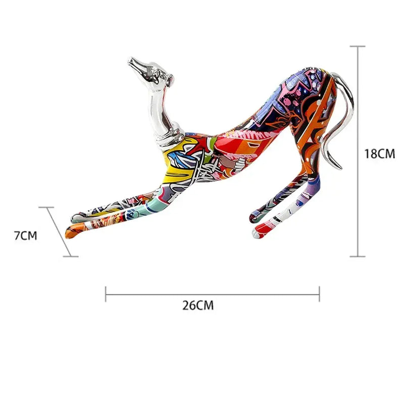 Doberman Statue - Decorative Metal Small by House Of Avana