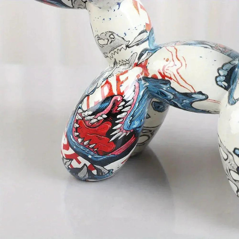Dog Figurine - Handcrafted Colorful Ceramic by House Of Avana