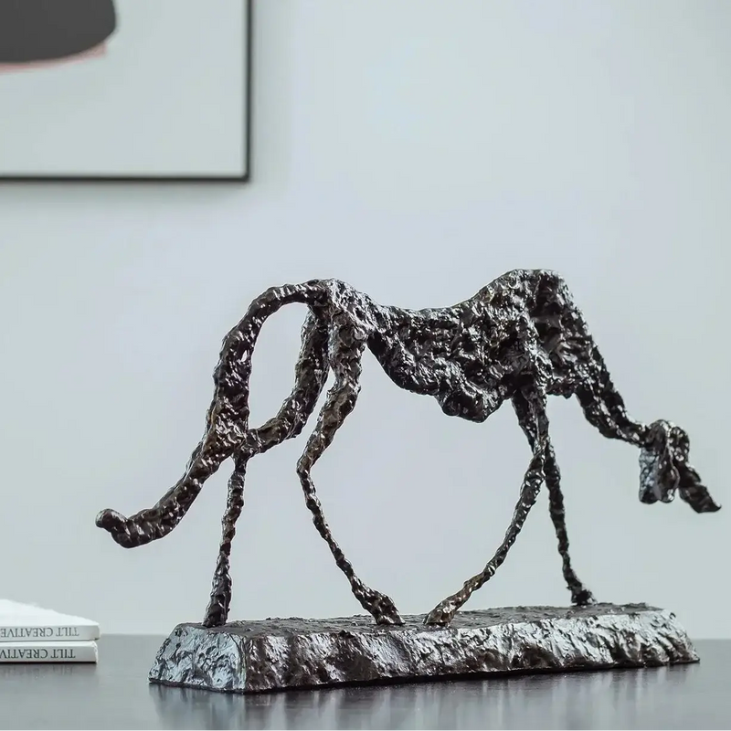 Dog Statue - Abstract Bronze Small by House Of Avana