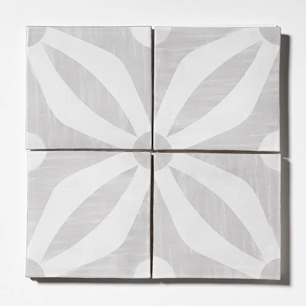 Dogwood Dance Matte Glazed Terracotta Tiles 6x6 by Stonetiledepot