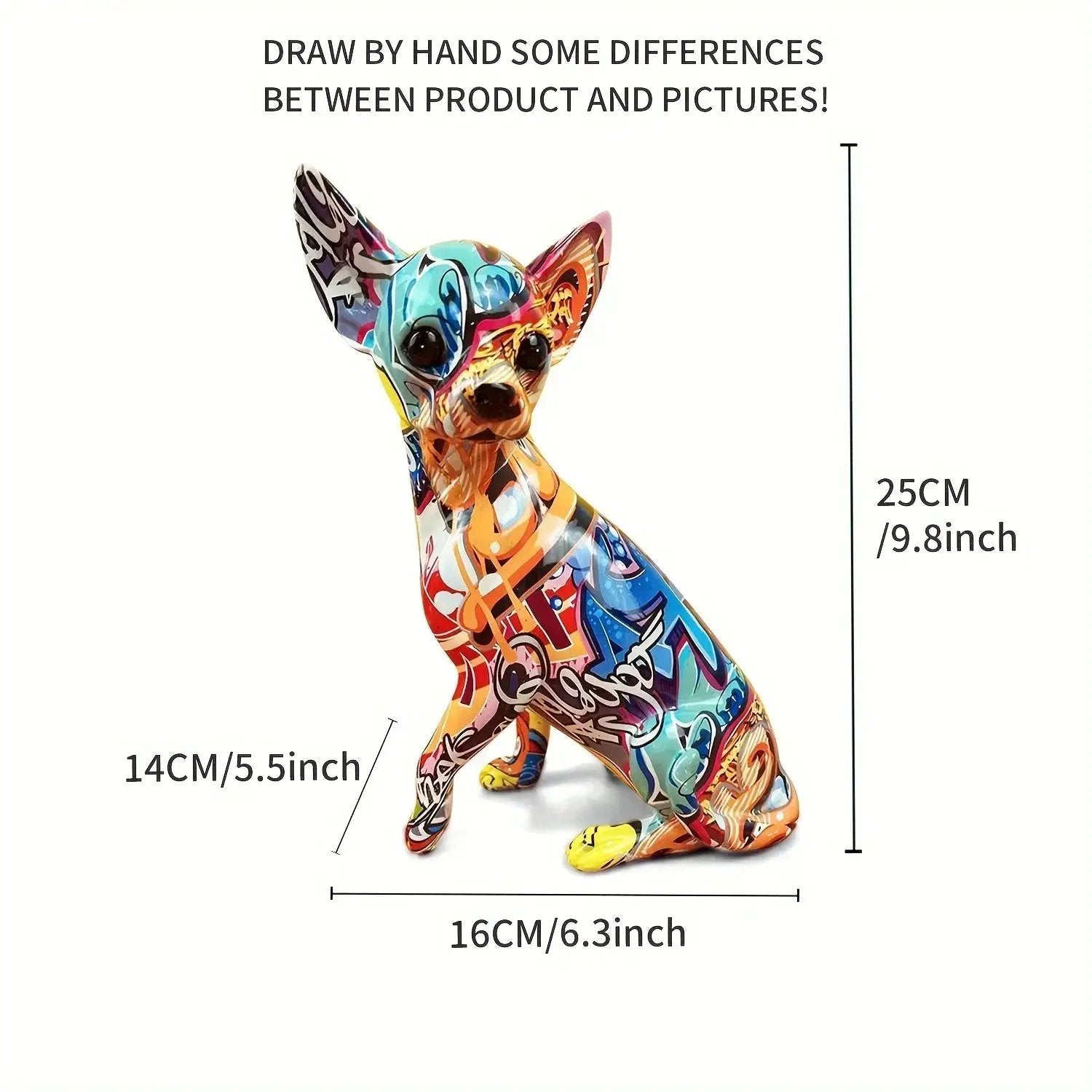 Doll Dog Sculpture - Modern Vibrant White by House Of Avana