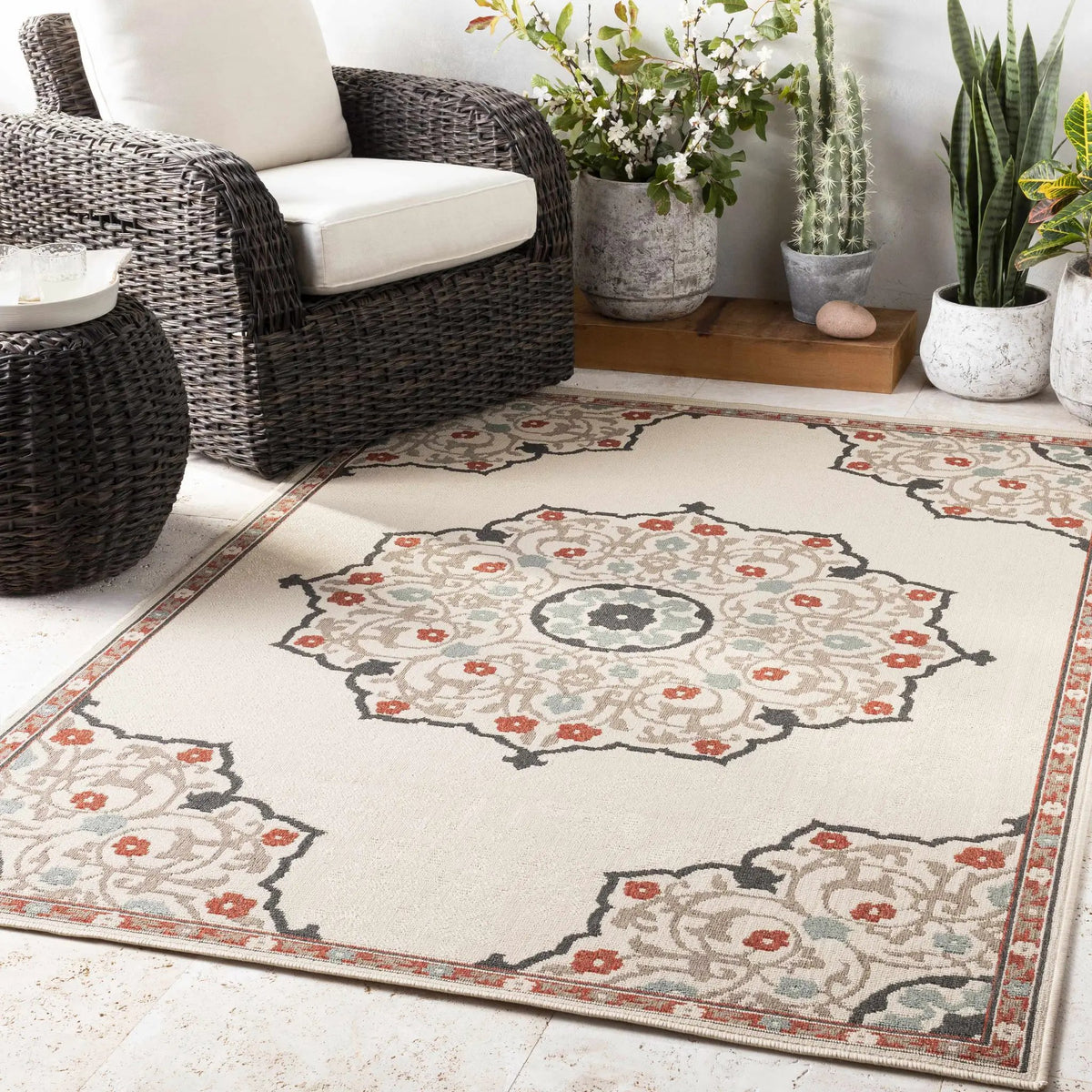 Dolomite Outdoor Carpet - Clearance, installed in a room