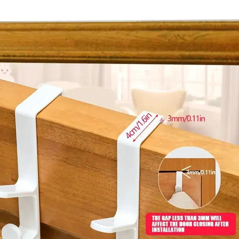 Door Hanger - Over Door Plastic Hooks by House Of Avana
