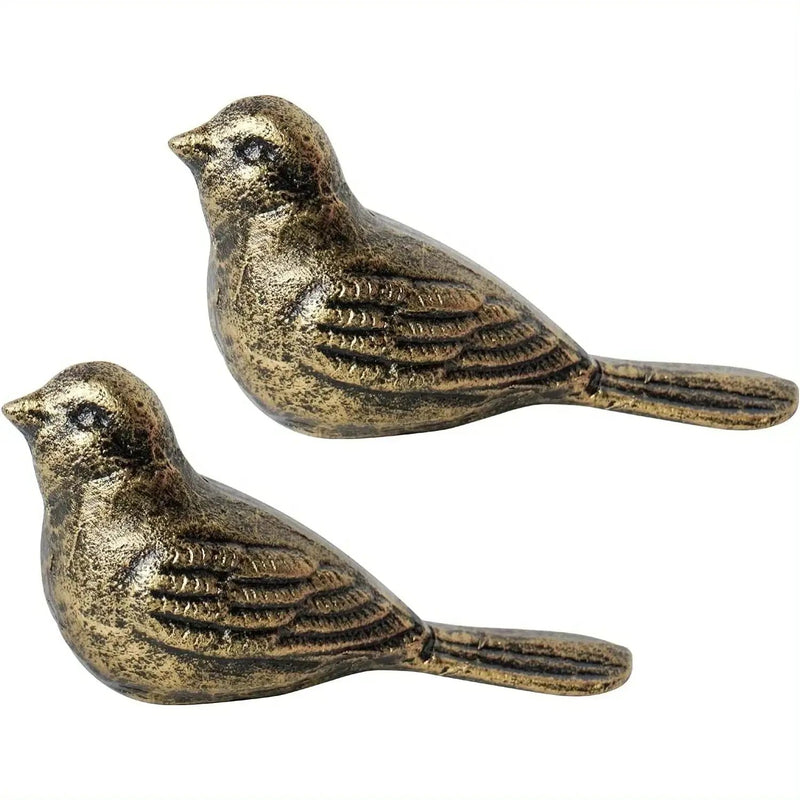 Cast Iron Bird Door Stopper Decorative Floor Wedge by House Of Avana