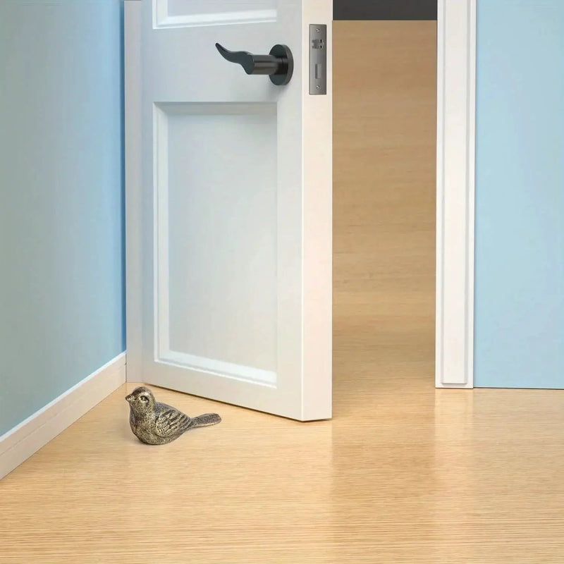 Cast Iron Bird Door Stopper Decorative Floor Wedge by House Of Avana