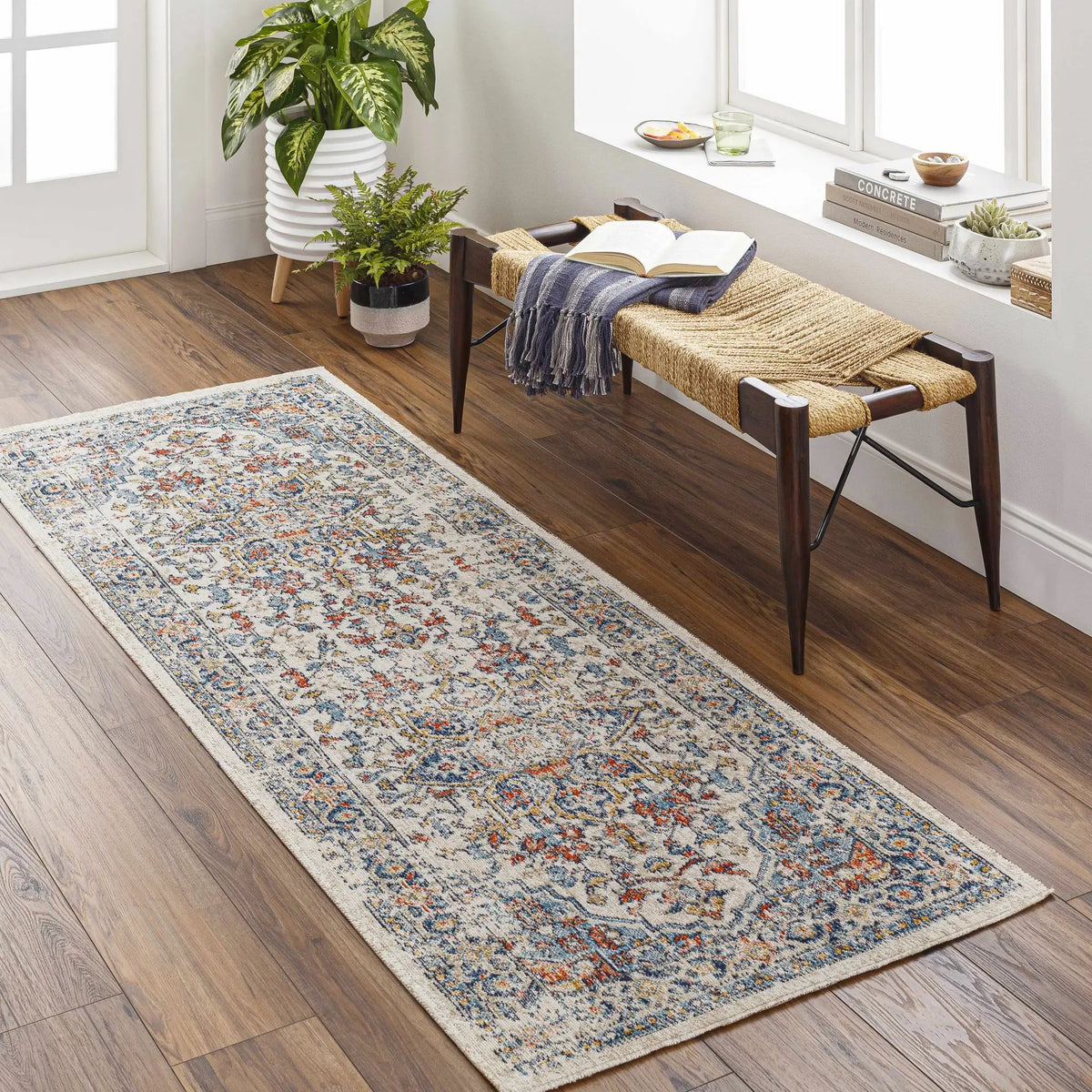 Dorval Traditional Outdoor Rug, installed in a room 5