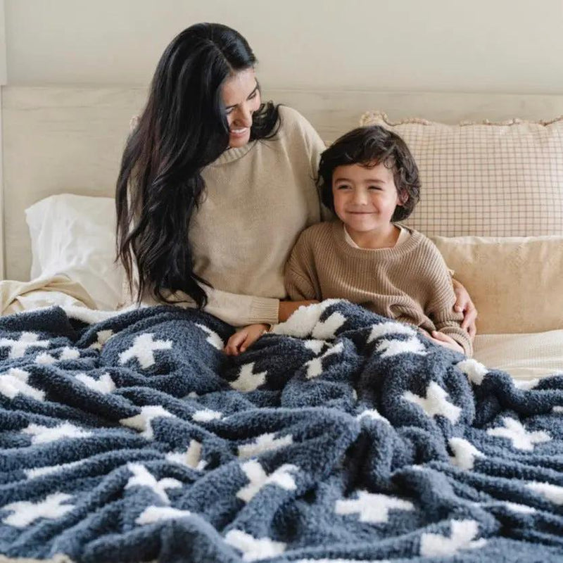 Double-Layer Bamboni XL Bamboo Rayon Throw Blanket by HouseOfZazla