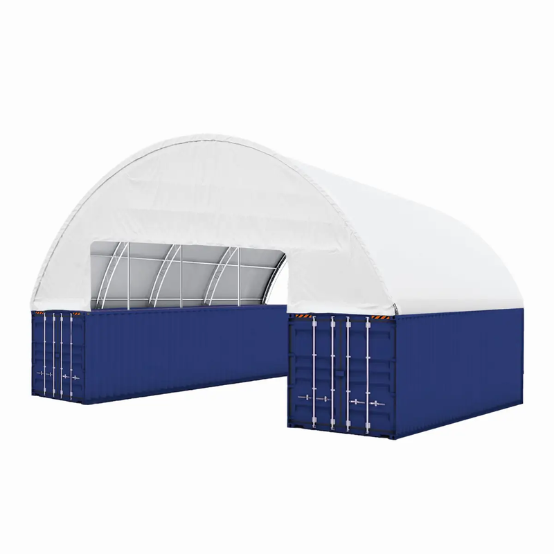 60'x40'x15' Double Truss Container Canopy Shelter by Chery Industrial