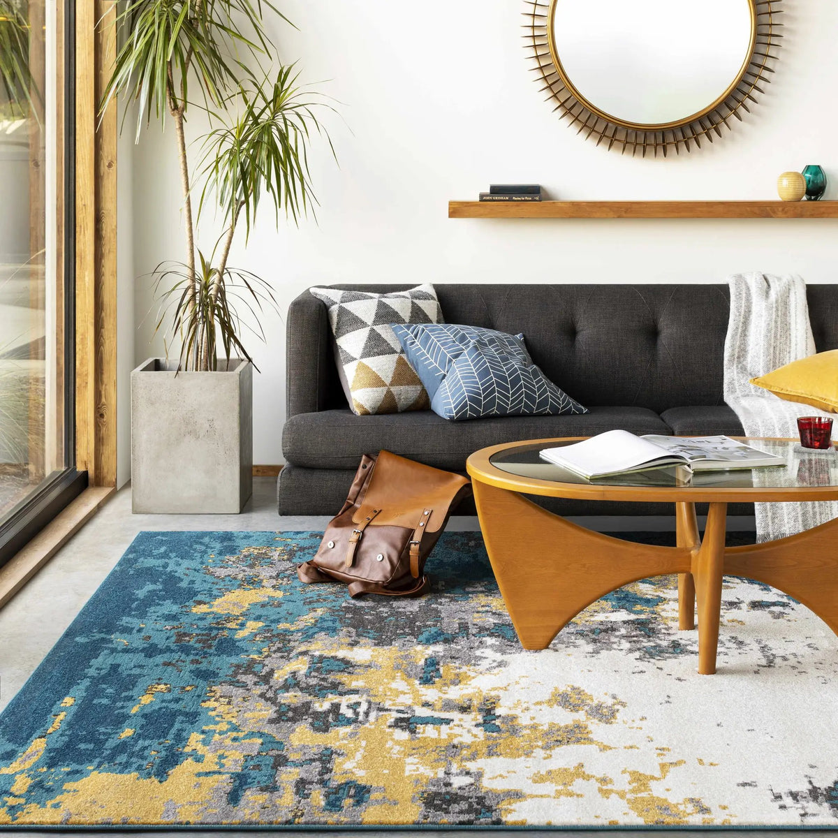 Dover Area Rug, installed in a room 2