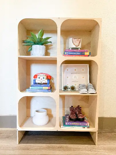 GRACE- Modern Toy Shelf by Bush Acres