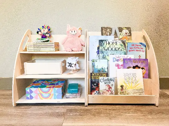 SARAFINA + FINA- Toy Shelf + Bookshelf by Bush Acres