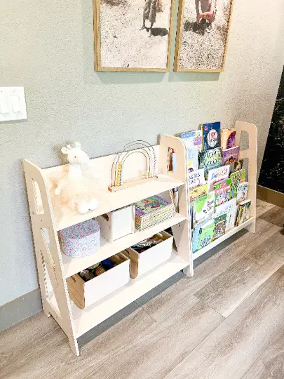 SIERRA + SIENNA- Toy Shelf + Bookshelf by Bush Acres