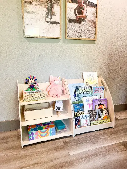 SARAFINA + FINA- Toy Shelf + Bookshelf by Bush Acres