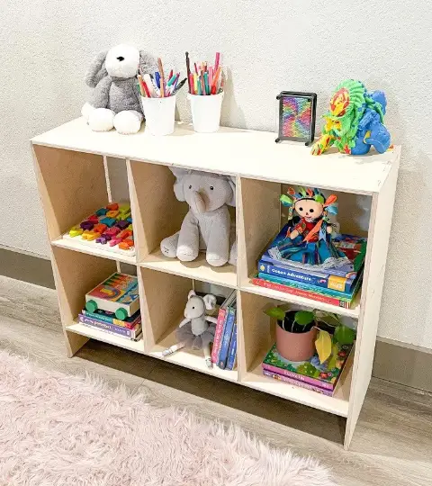 ETHAN- Montessori Toy Storage by Bush Acres
