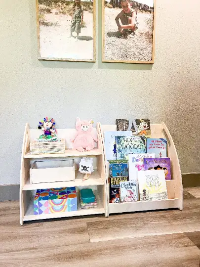 SARAFINA + FINA- Toy Shelf + Bookshelf by Bush Acres