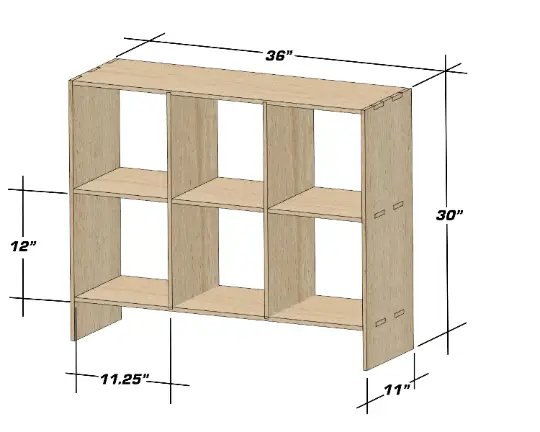 ETHAN- Montessori Toy Storage by Bush Acres