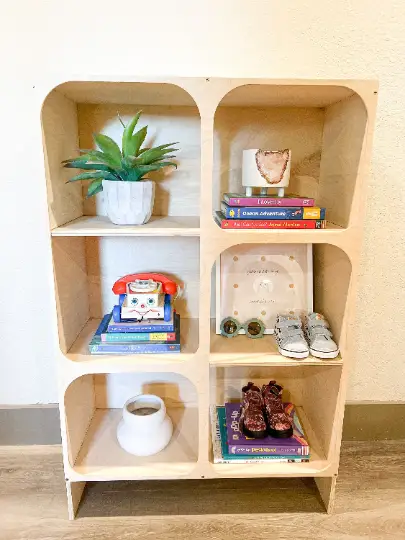 GRACE- Modern Toy Shelf by Bush Acres