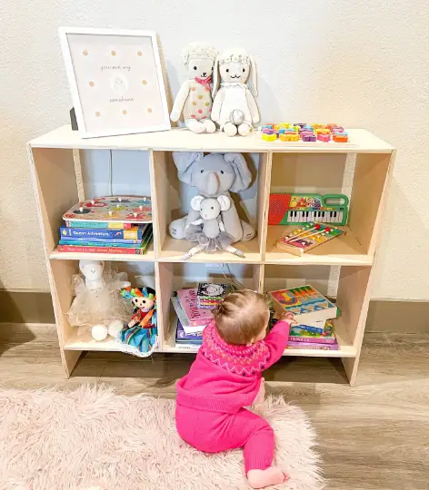 ETHAN- Montessori Toy Storage by Bush Acres