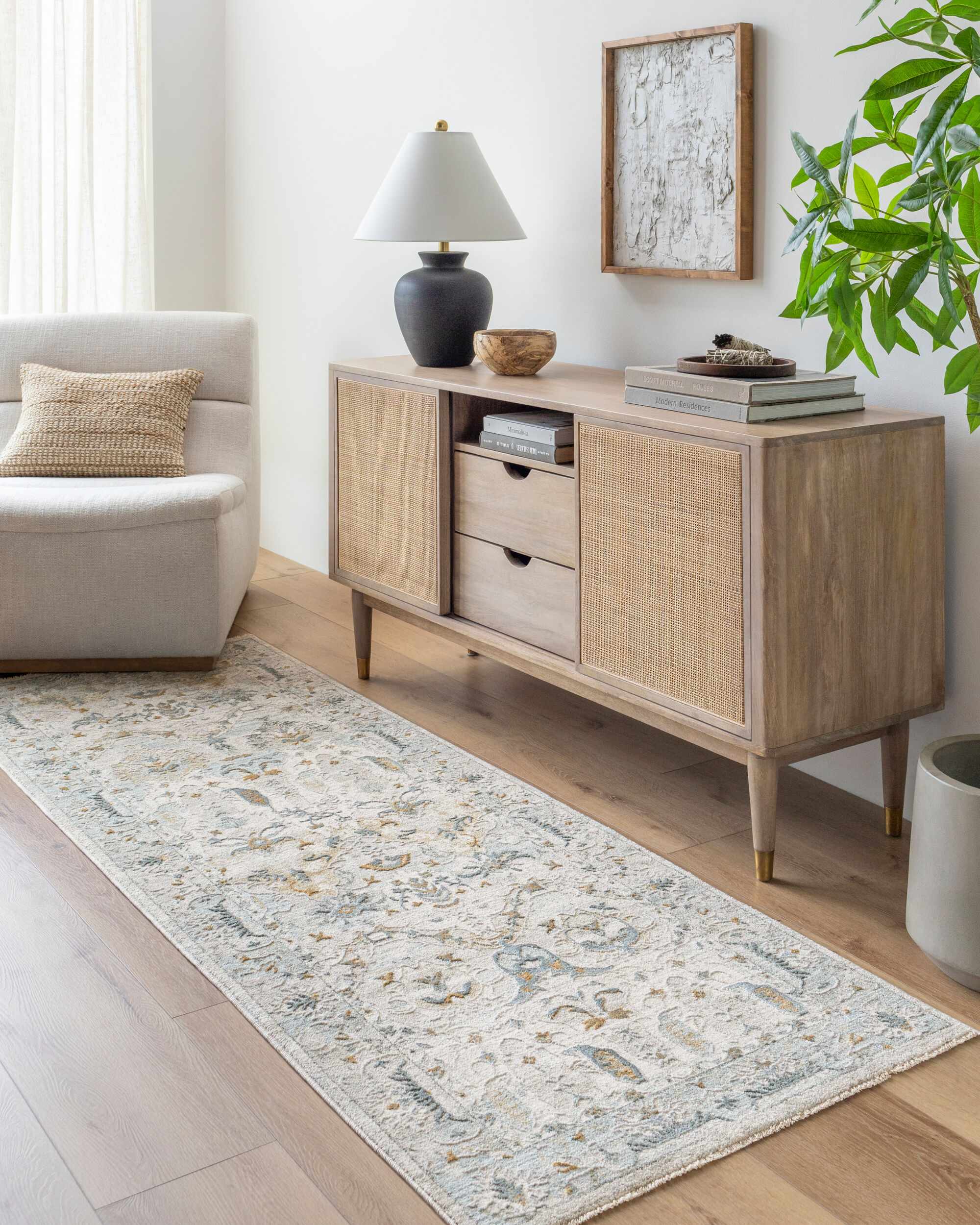 Emile Textured Rug with Fringes by Boutique Rugs