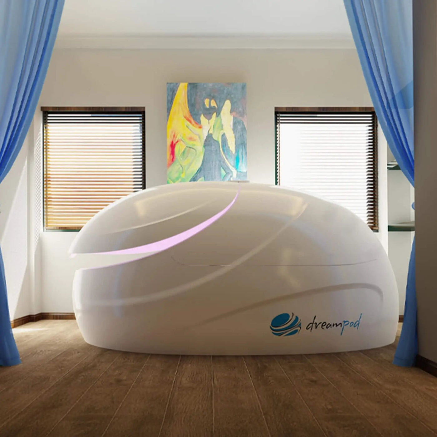 Dreampod V2 Commercial Home Flotation Sensory Isolation Tank Pod Spa [DPFP201WPE] (SAK93817) by SAKSBY WHOLESALE