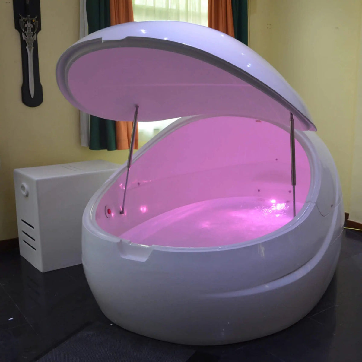 Dreampod V2 Commercial Home Flotation Sensory Isolation Tank Pod Spa [DPFP201WPE] (SAK93817) by SAKSBY WHOLESALE