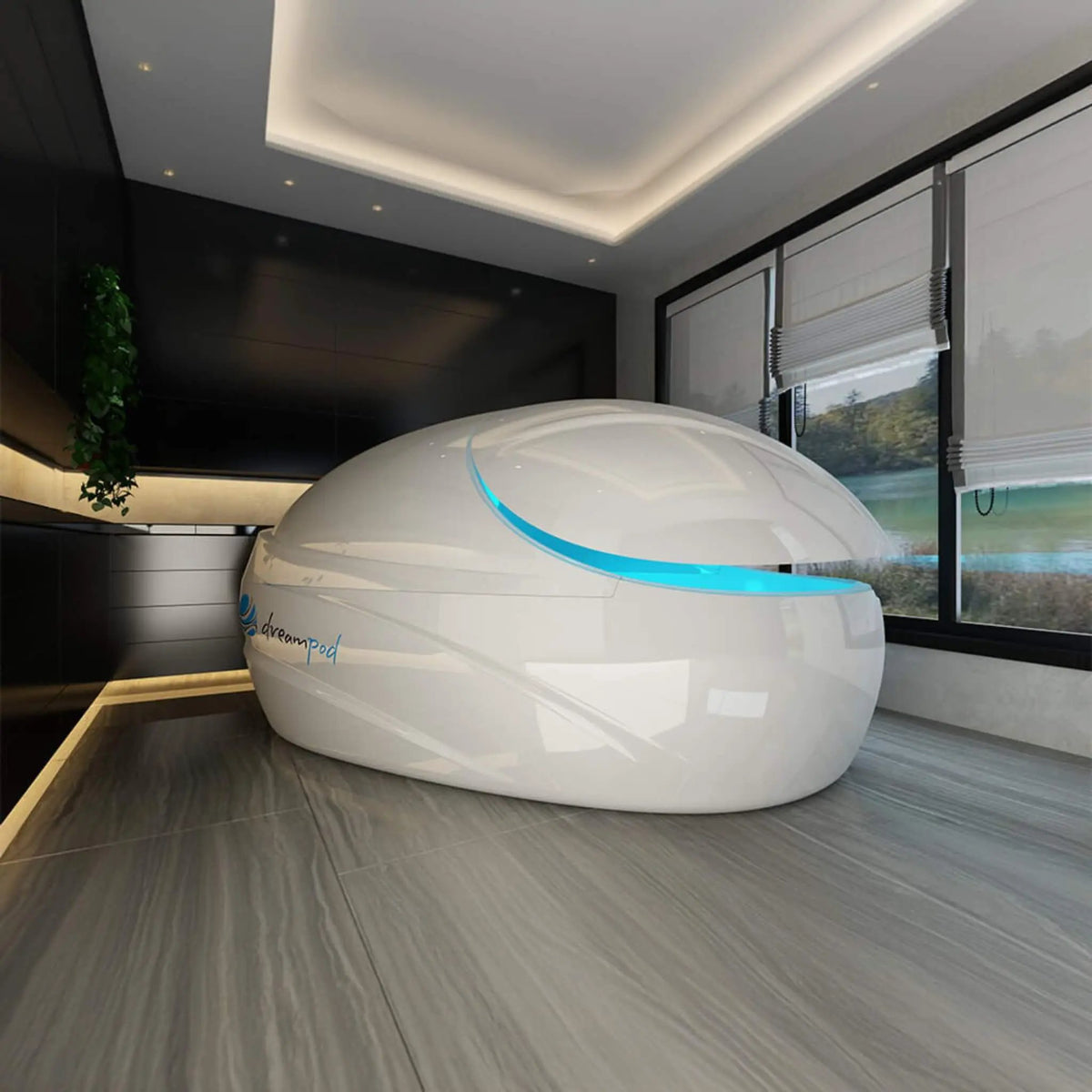 Dreampod Vmax Commercial Home Flotation Sensory Isolation Tank Pod Spa [DPFP202WPE] (SAK95142) by SAKSBY WHOLESALE