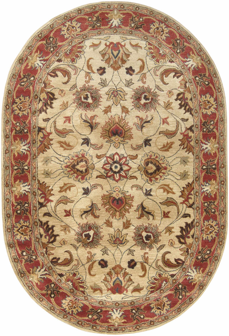 Cherryfield Hand Tufted Brown & Rust 1001 Wool Rug by Boutique Rugs