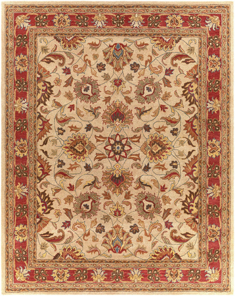 Cherryfield Hand Tufted Brown & Rust 1001 Wool Rug by Boutique Rugs