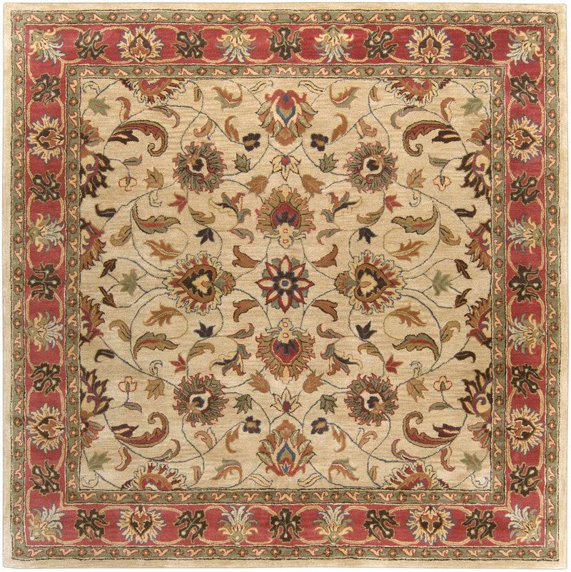 Cherryfield Hand Tufted Brown & Rust 1001 Wool Rug by Boutique Rugs