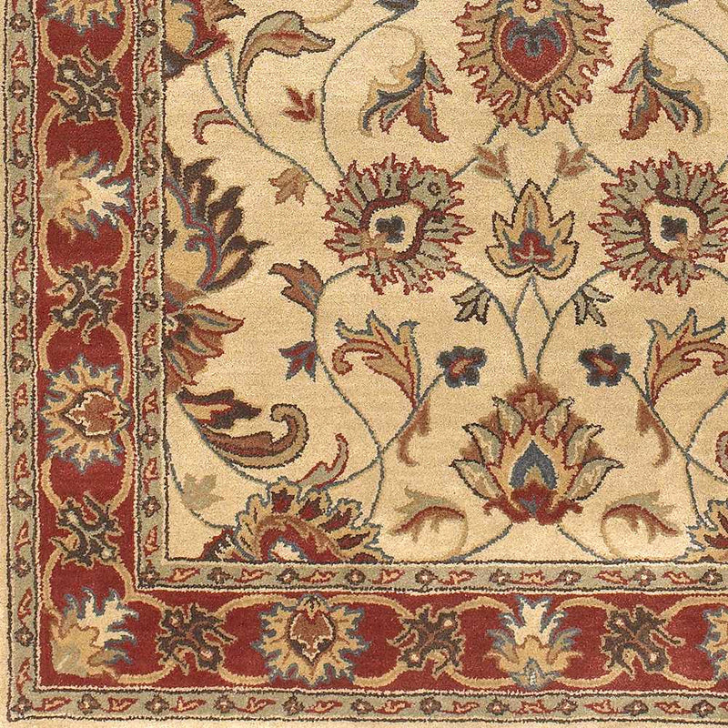 Cherryfield Hand Tufted Brown & Rust 1001 Wool Rug by Boutique Rugs