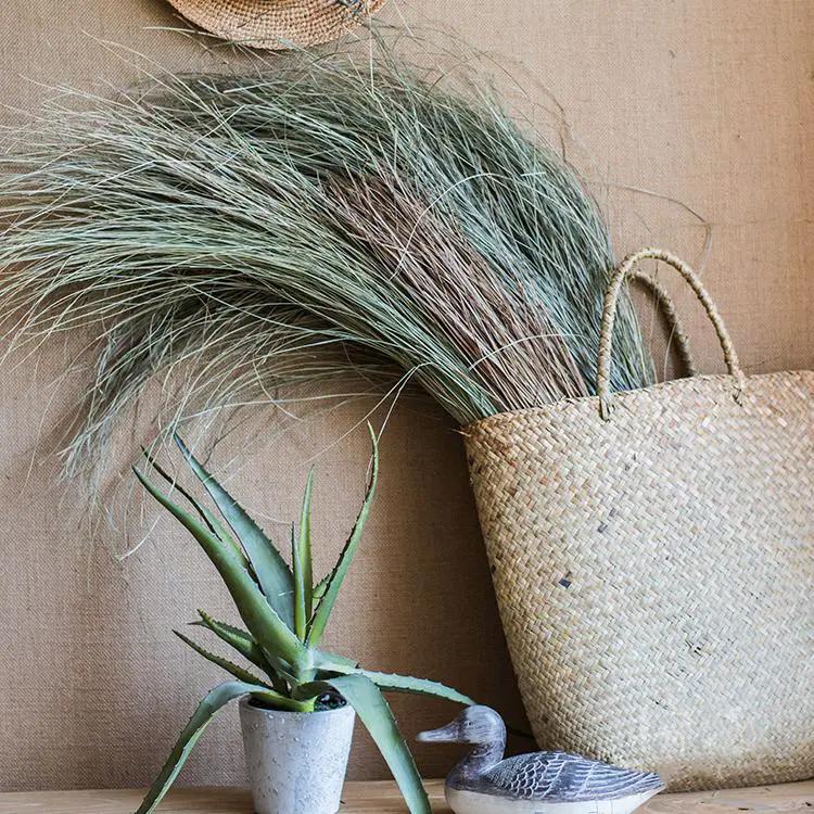 Artificial Faux Dried Grass Bundle by RusticReach