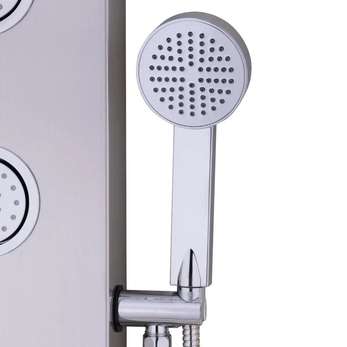 47 Inch Stainless Shower Panel with Massage Jets Hand Shower by DirectDeals