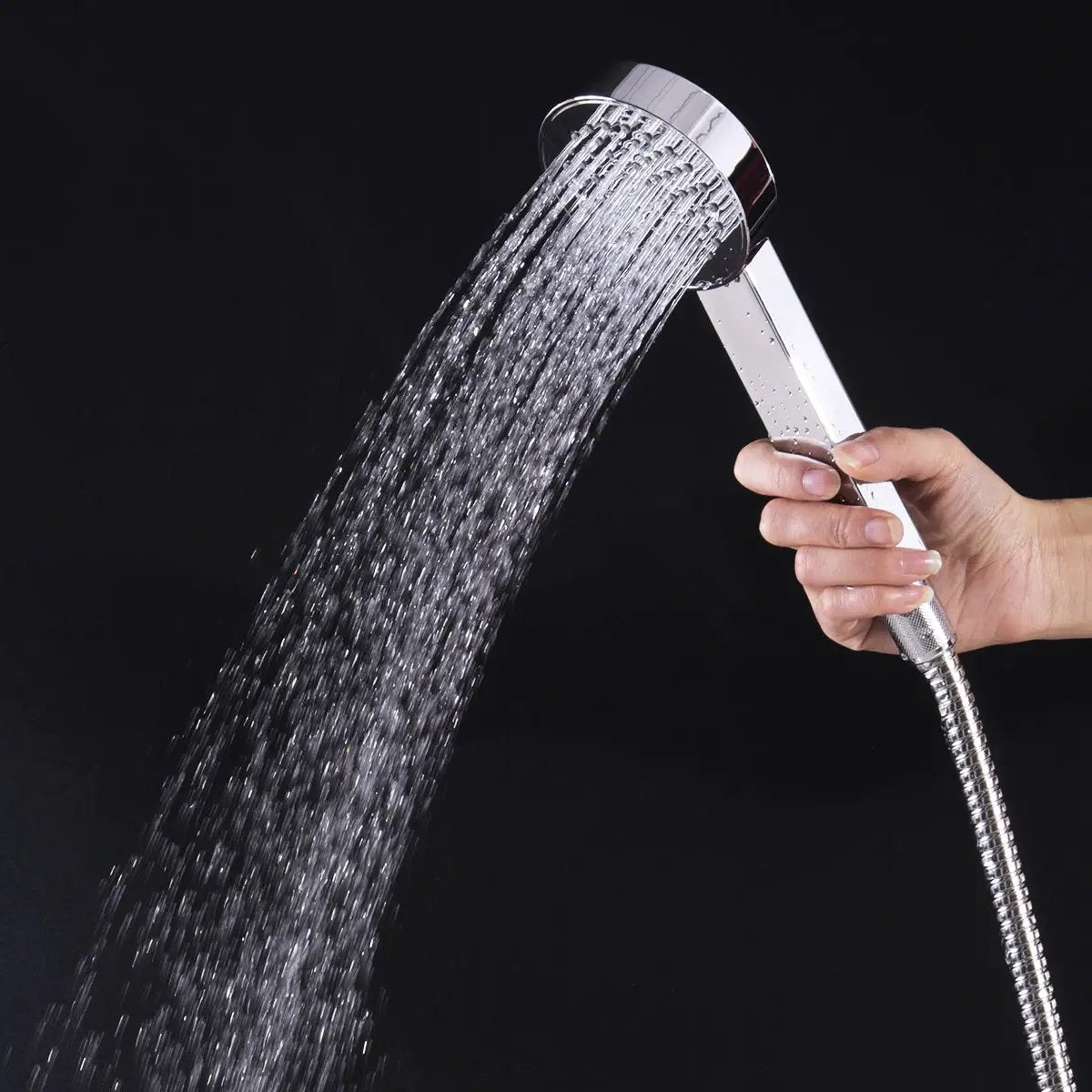 47 Inch Stainless Shower Panel with Massage Jets Hand Shower by DirectDeals