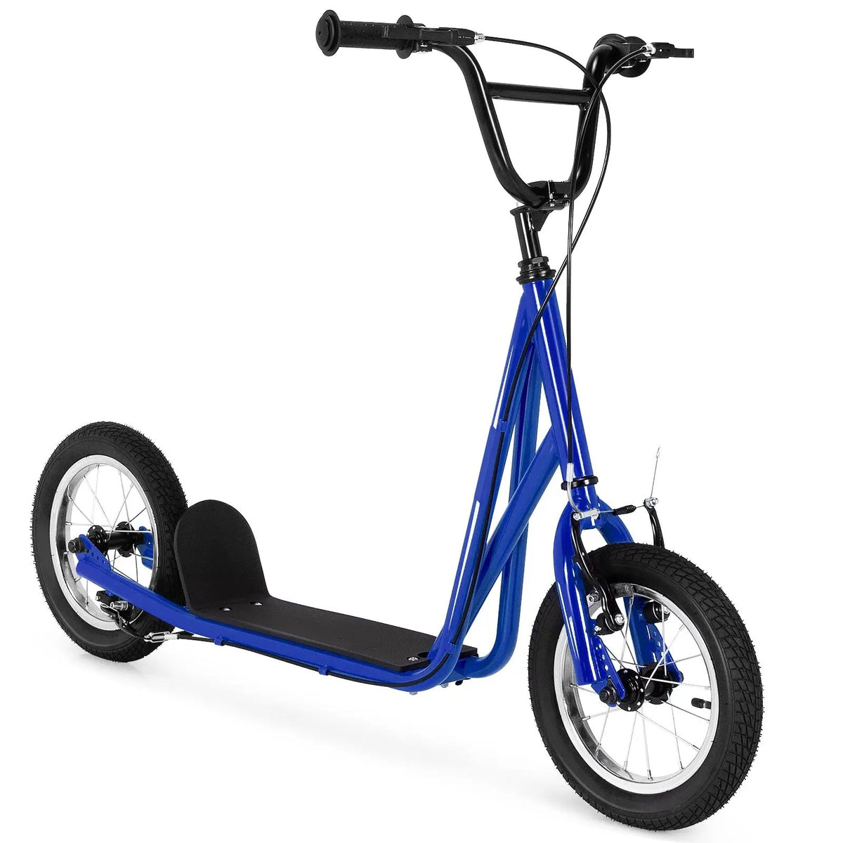 Height Adjustable Kid Kick Scooter with 12 Inch Air Filled Wheel, photo 3 of 12