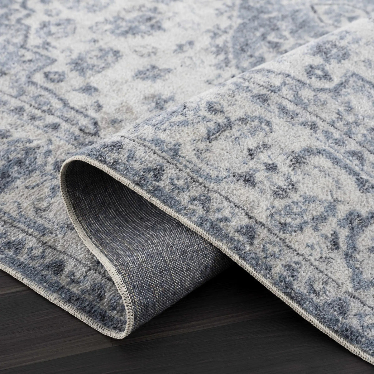 Blue Hiti Washable area rug - Clearance, photo 8 of 10