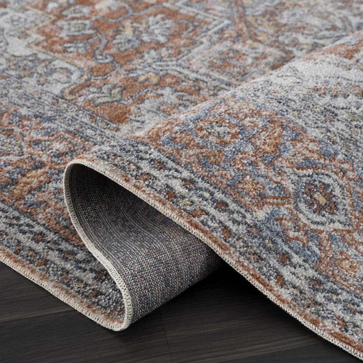 Aila Traditional Design Washable Rug - Clearance, photo 5 of 9