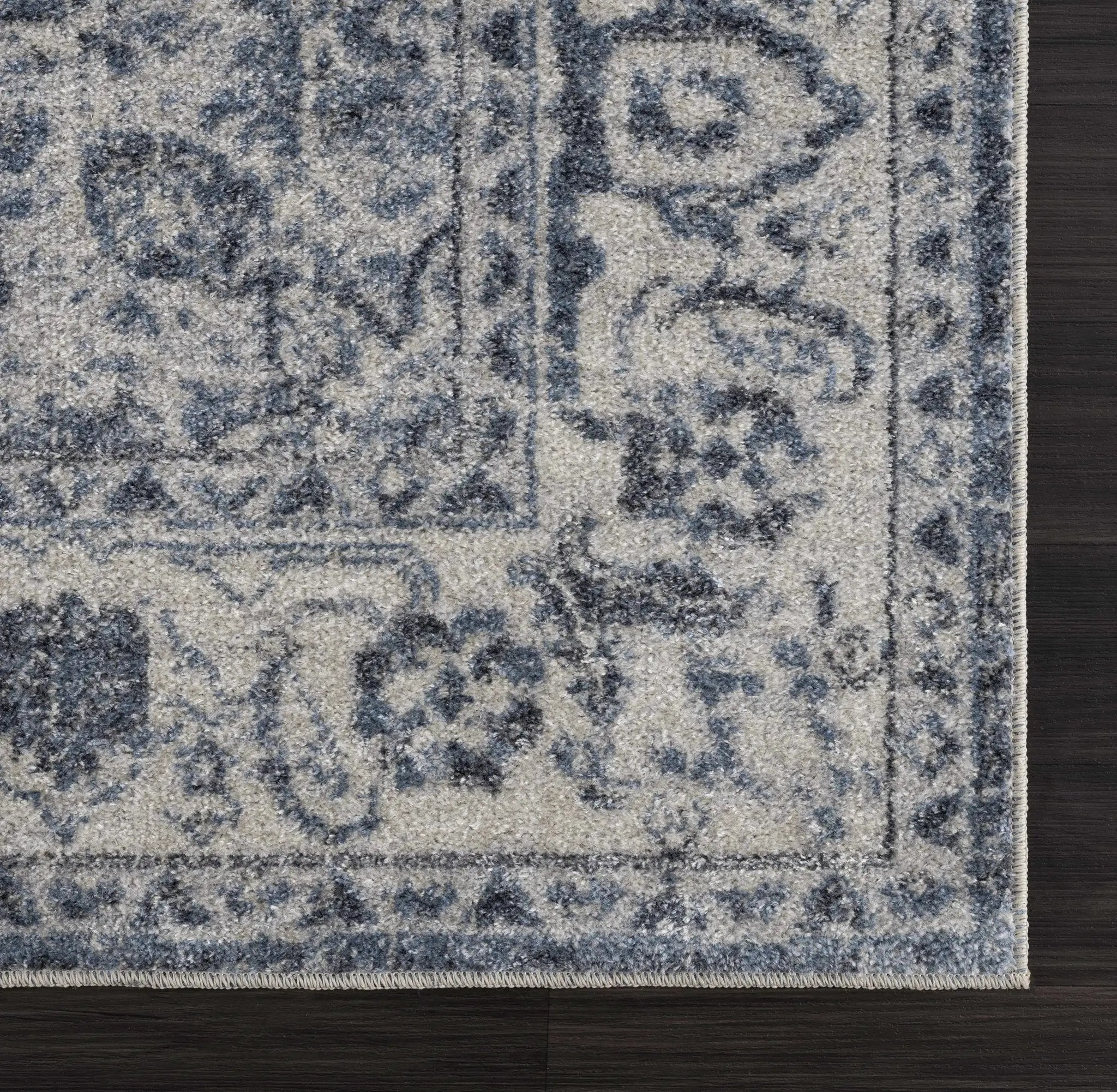 Blue Hiti Washable area rug - Clearance by Boutique Rugs