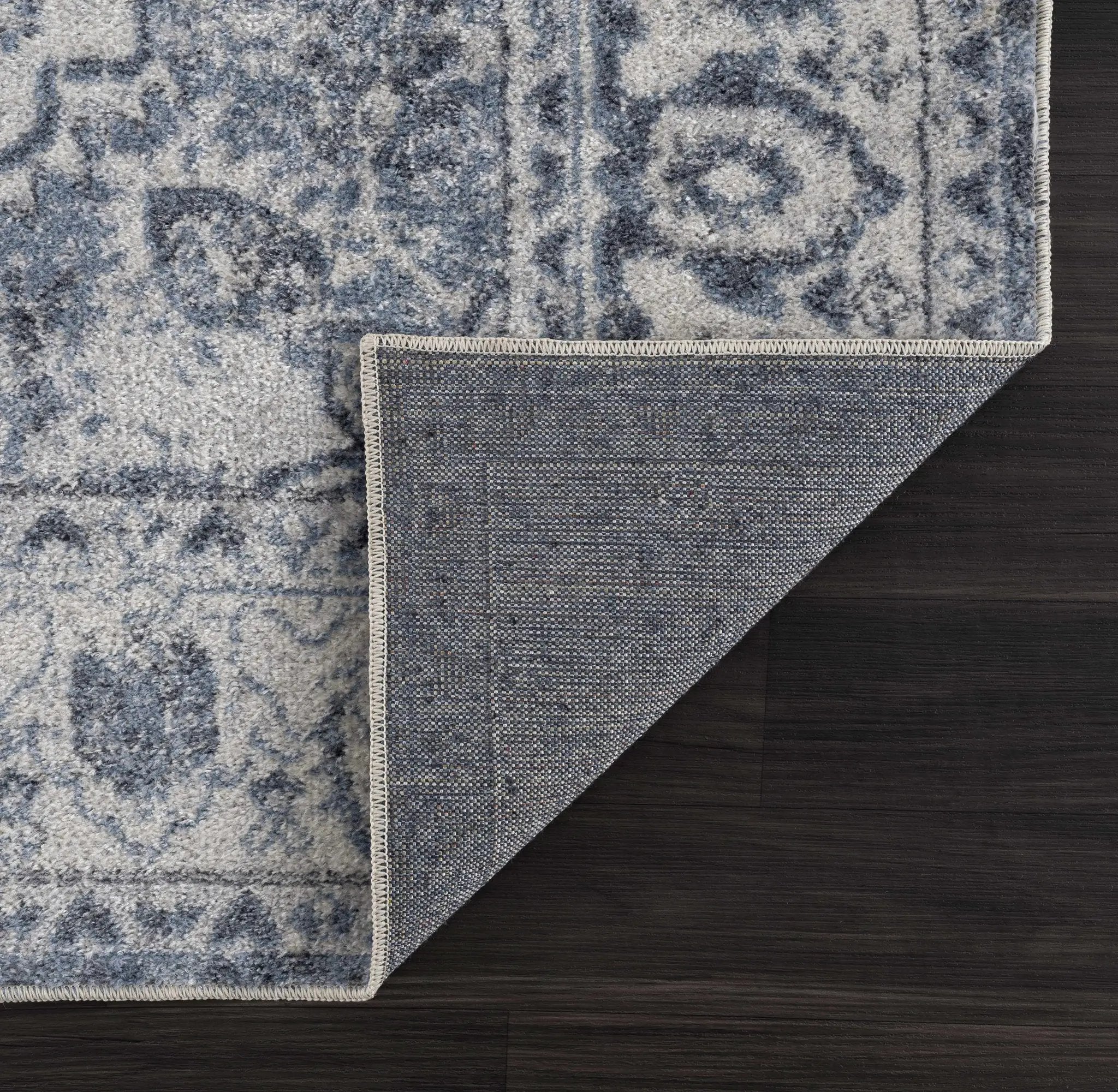 Blue Hiti Washable area rug - Clearance by Boutique Rugs