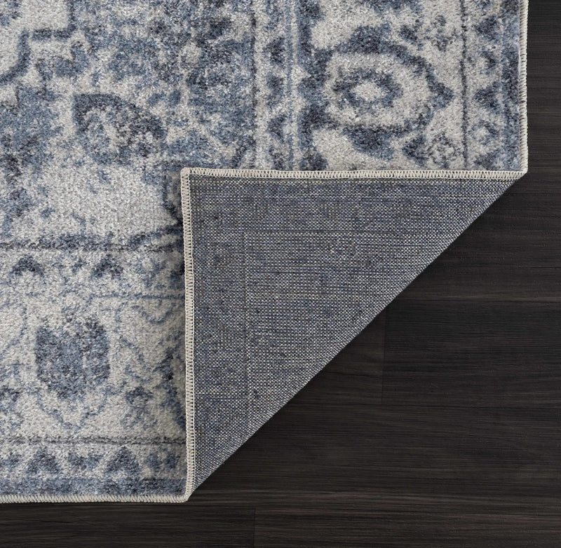 Blue Hiti Washable area rug - Clearance by Boutique Rugs