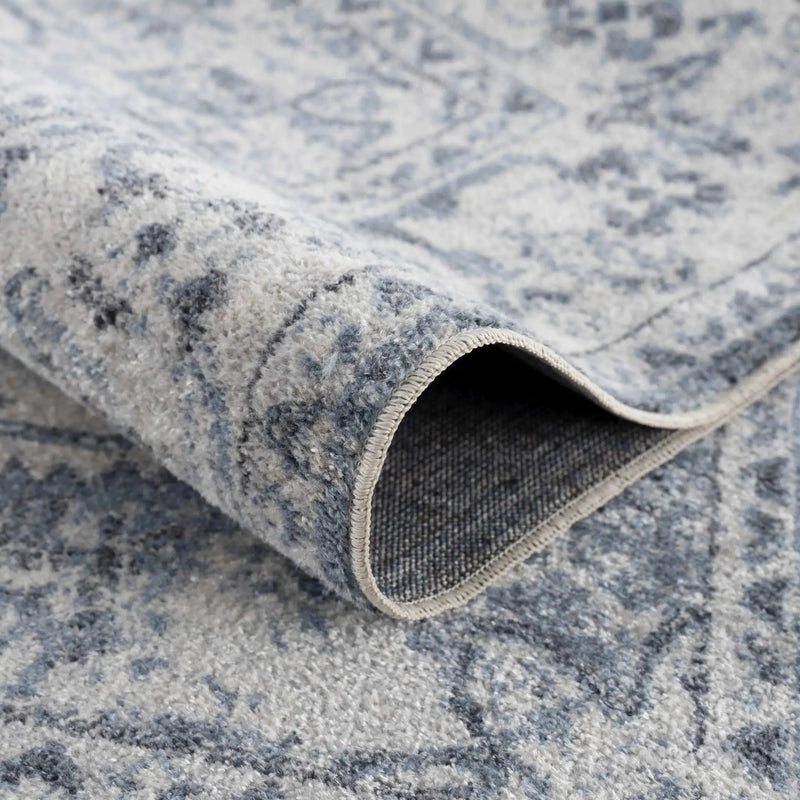 Blue Hiti Washable area rug - Clearance by Boutique Rugs