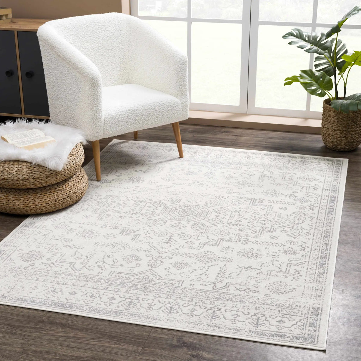 Tigried Ivory & Gray 2323 Area Rug - Clearance, photo 9 of 13