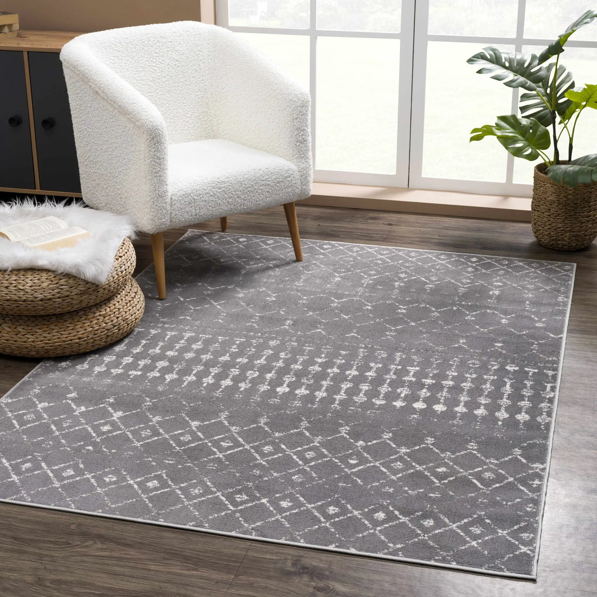 Tigrican Charcoal 2329 Area Rug - Clearance, photo 5 of 12