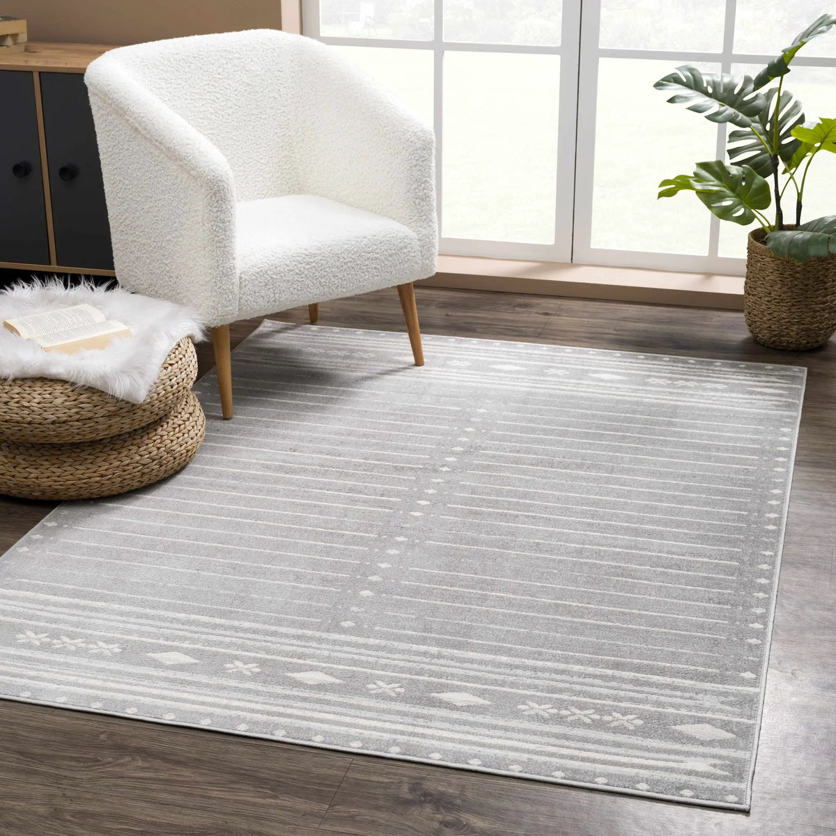 Tigri Aztec Ivory & Gray 2324 Area Rug - Clearance, photo 5 of 10