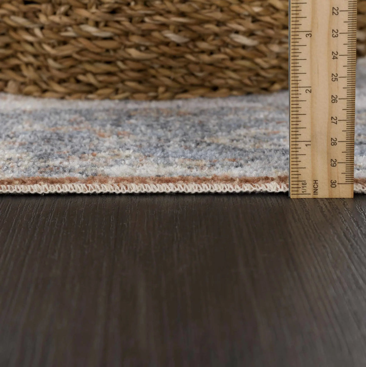 Blue Orange Hera Washable area rug - Clearance, photo 5 of 10